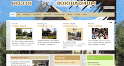 Desktop Screenshot of keltoi.cz